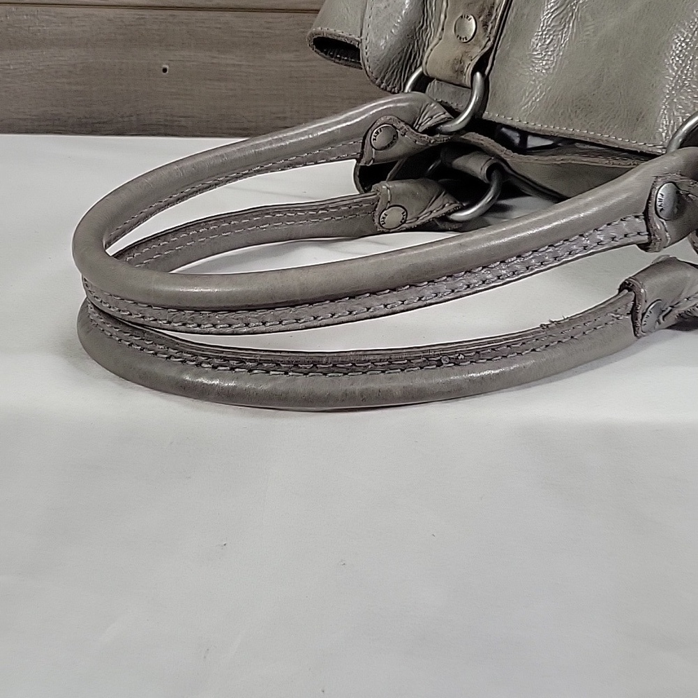 Frye Gray Leather Tote Bag - Picture 5 of 13